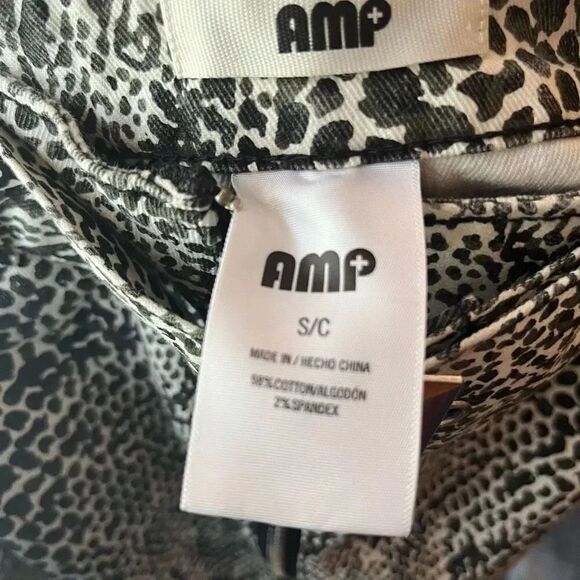 Amp Belted Cheetah Mini Skirt Y2K Size Small - Picture 4 of 5